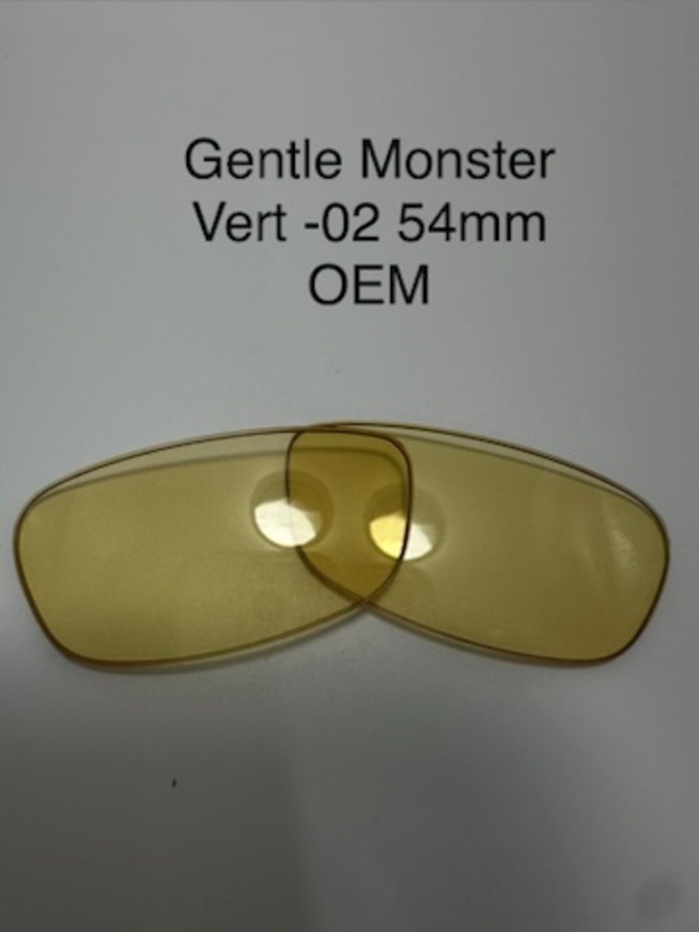 Gentle Monster Vert Sunglasses Replacement Lenses Yellow 54mm